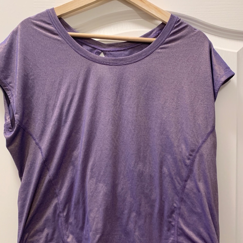 Lululemon purple top with open back